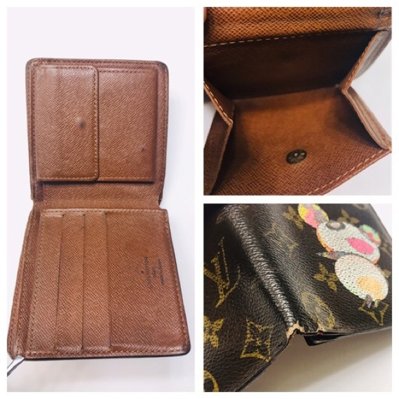 Vintage Louis Vuitton Monogram Takashi Murakami Panda Marco Wallet - Picture 8 of 12